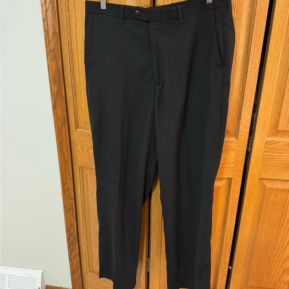 Clairborne Black Men's Dress Pants 36 x 32